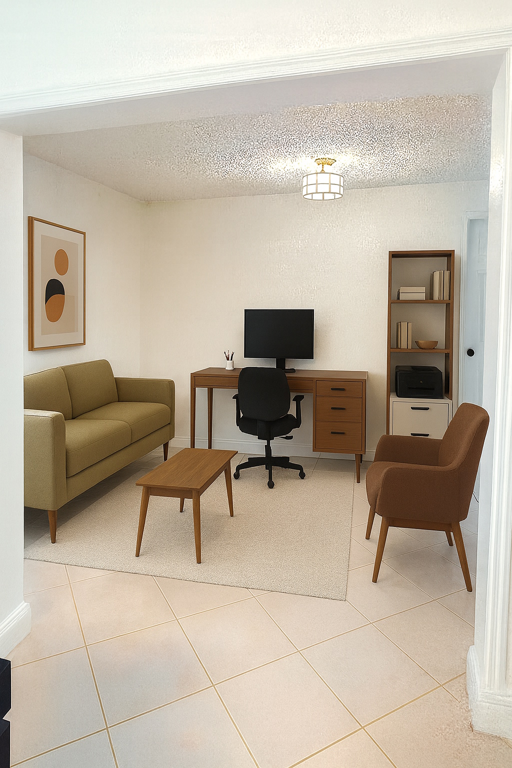 Den / Flex Room (virtually staged)